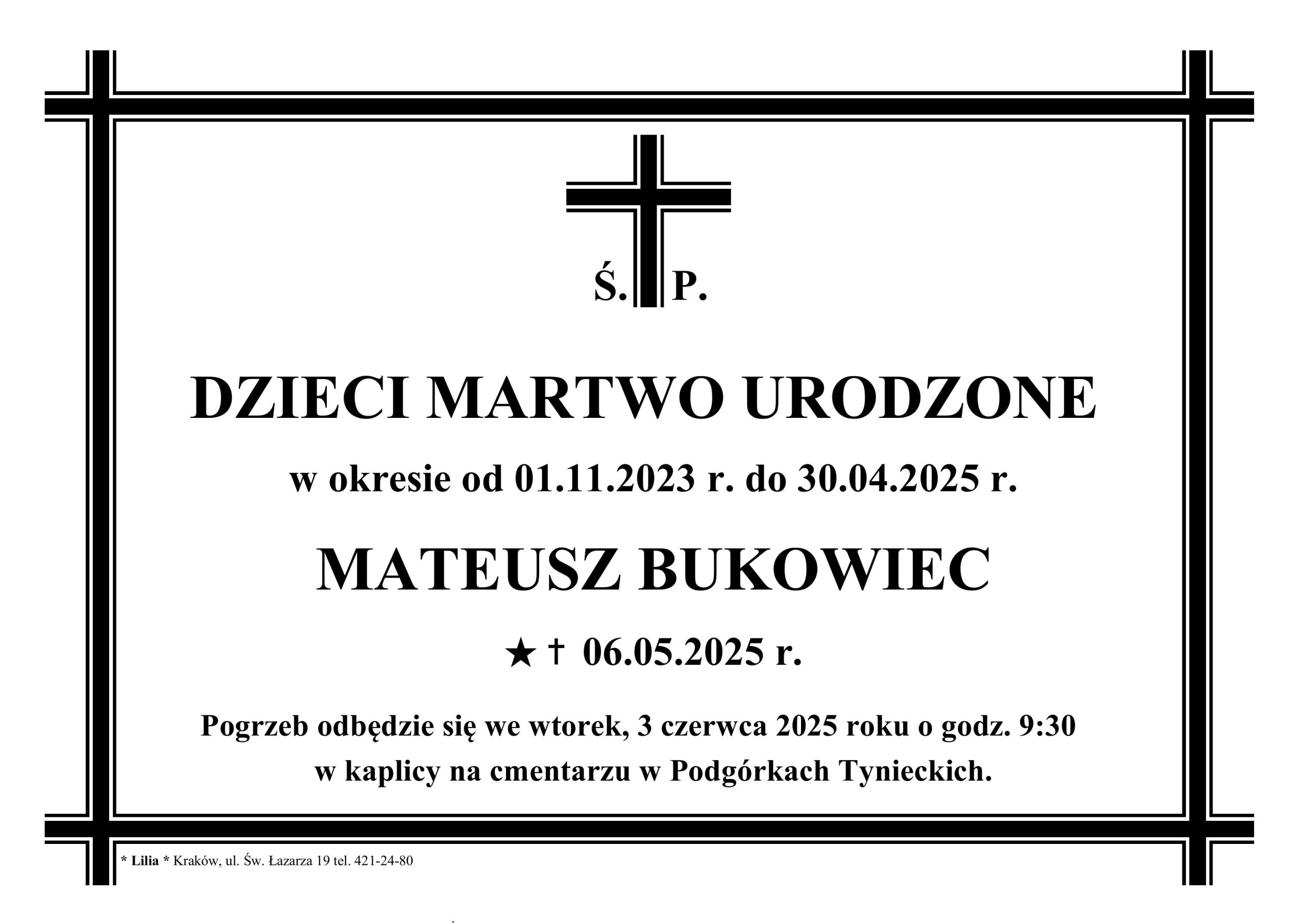 Pogrzeb dzieci martwo urodzonych