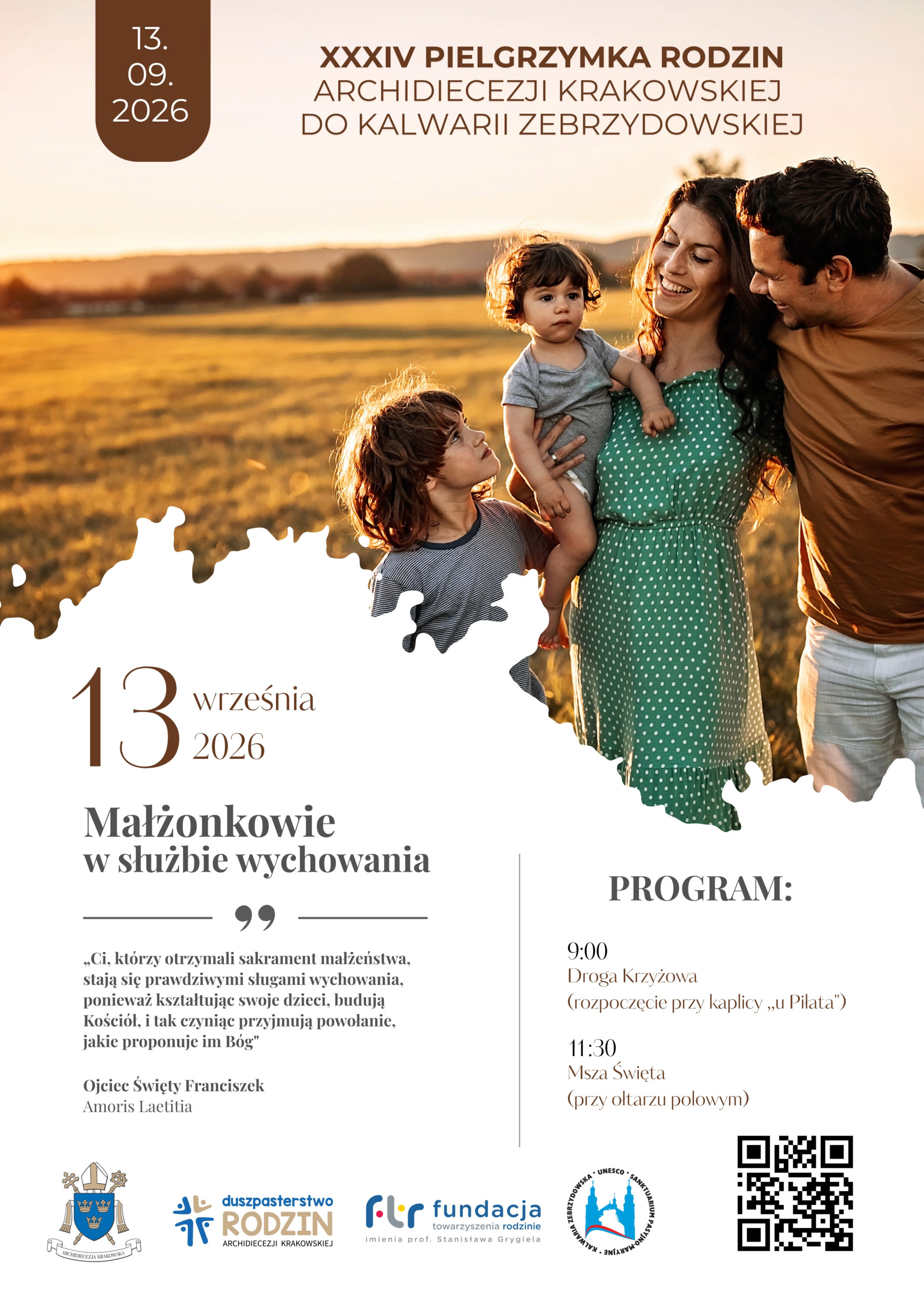 34. Pielgrzymka Rodzin Archidiecezji Krakowskiej do Kalwarii Zebrzydowskiej